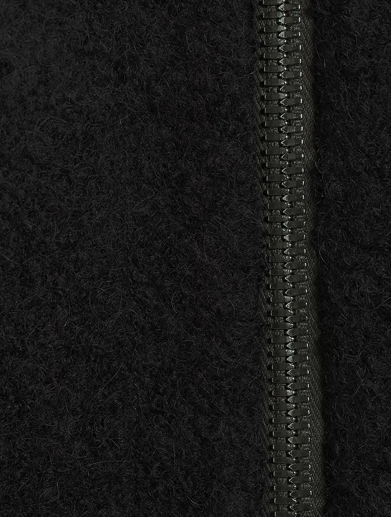 Peter Felt Zip-Front Jacket