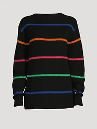 Mr Robin Cashmere Sweater Striped Print