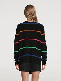 Mr Robin Cashmere Sweater Striped Print
