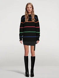 Mr Robin Cashmere Sweater Striped Print