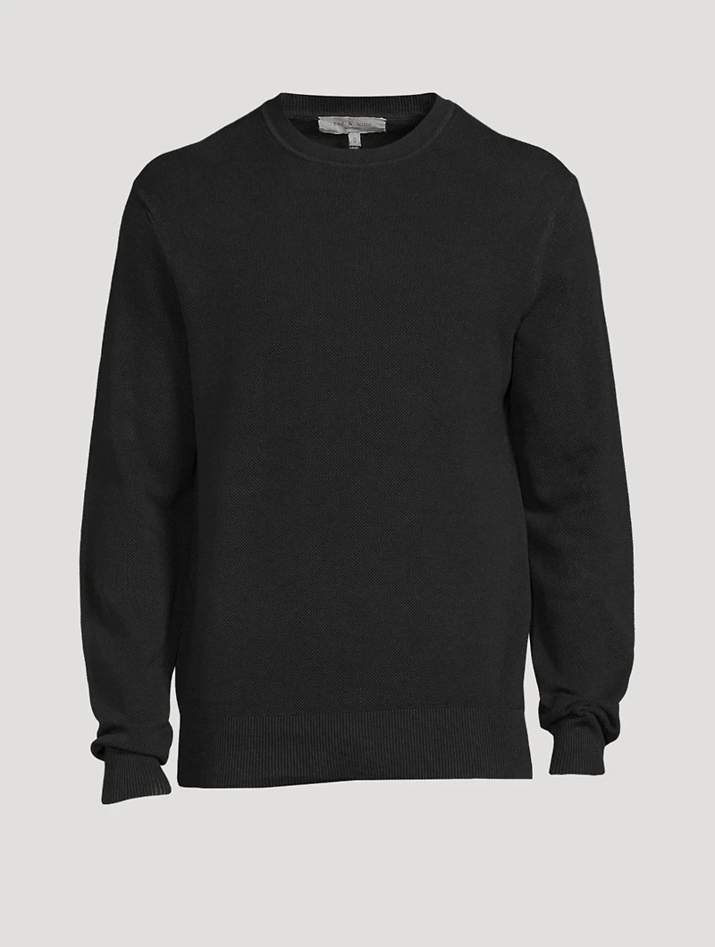 Hemp Cotton Pique Sweater