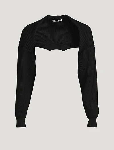 Ribbed Knit Shrug
