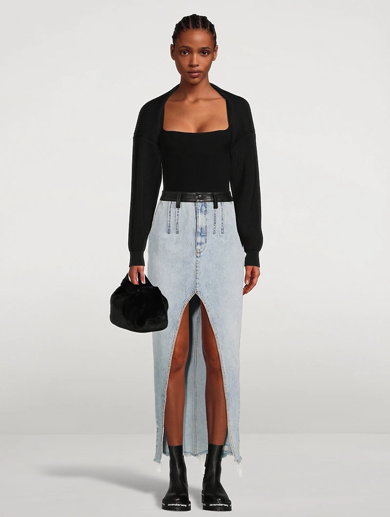 Ribbed Knit Shrug
