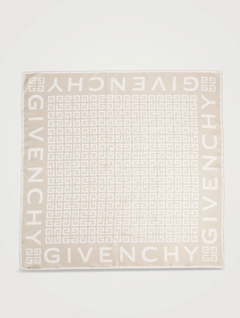 4G Silk Scarf