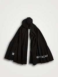 4G Wool Square Scarf