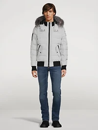 Scotchtown Down Quilted Bomber Jacket With Fur Hood