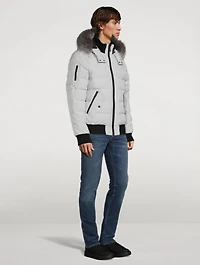 Scotchtown Down Quilted Bomber Jacket With Fur Hood