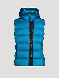 Orwell Quilted Down Vest With Hood