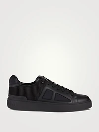 B-Court Leather And Neoprene Sneakers