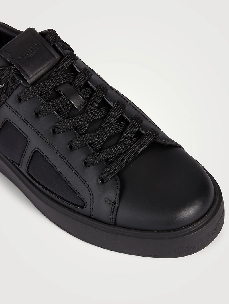 B-Court Leather And Neoprene Sneakers