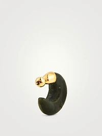 Jade 18K Gold Vermeil Donut Hoop Earrings
