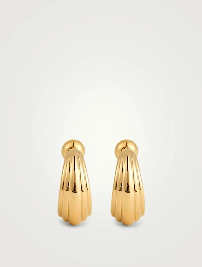 Large Blondeau 18K Gold Vermeil Hoop Earrings