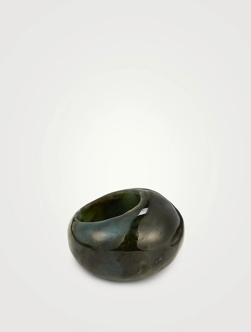 Jade Donut Ring