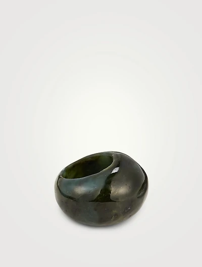 Jade Donut Ring