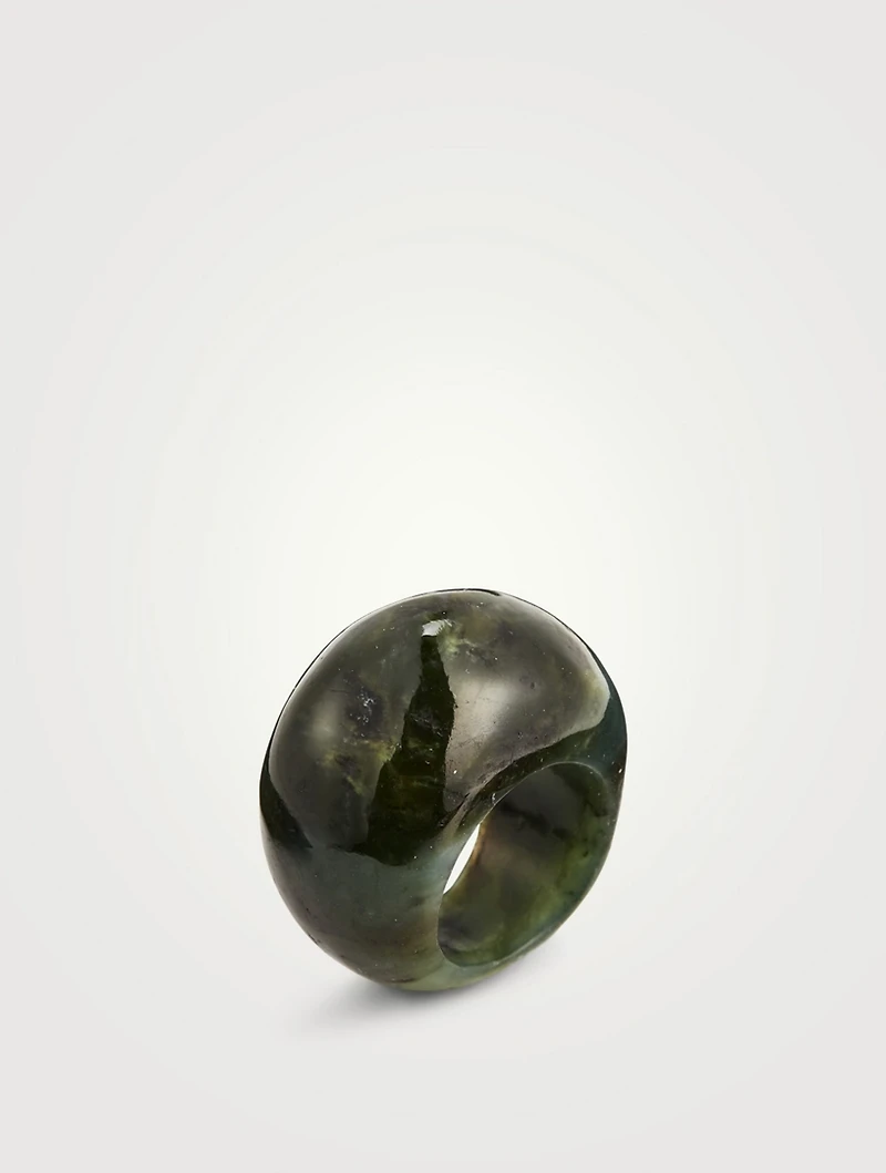 Jade Donut Ring