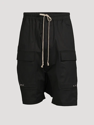 Cotton Stretch Cargo Shorts