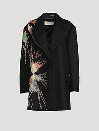 Roche Sequin-Embellished Coat
