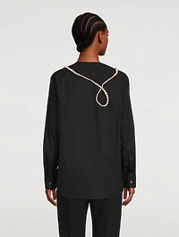 Campo Cotton Shirt With Pearls