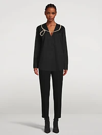 Campo Cotton Shirt With Pearls