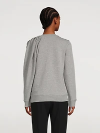 Hassle Draped Shoulder Sweatshirt