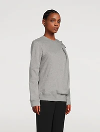Hassle Draped Shoulder Sweatshirt