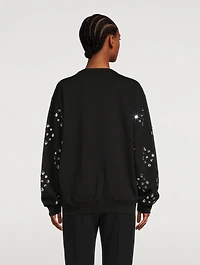 Haxti Sweatshirt With Swarovski Crystals