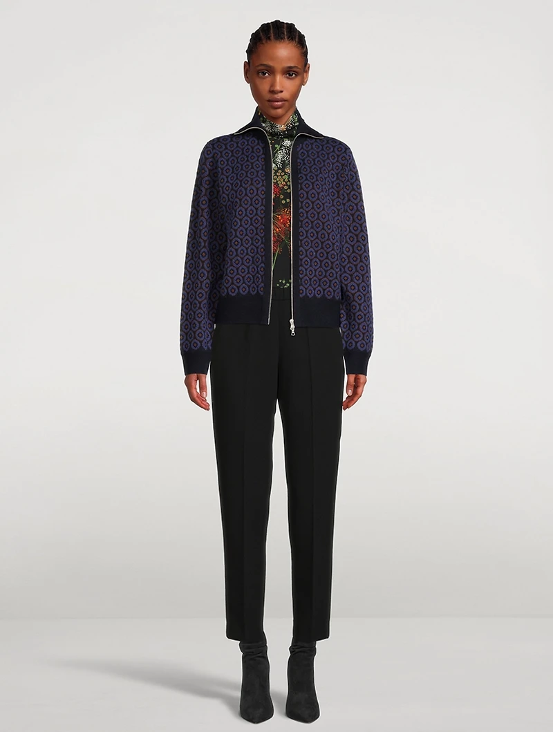 Hosk Turtleneck Top Floral Print