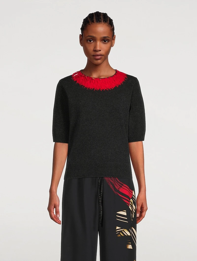Tamsen Embellished Wool Sweater