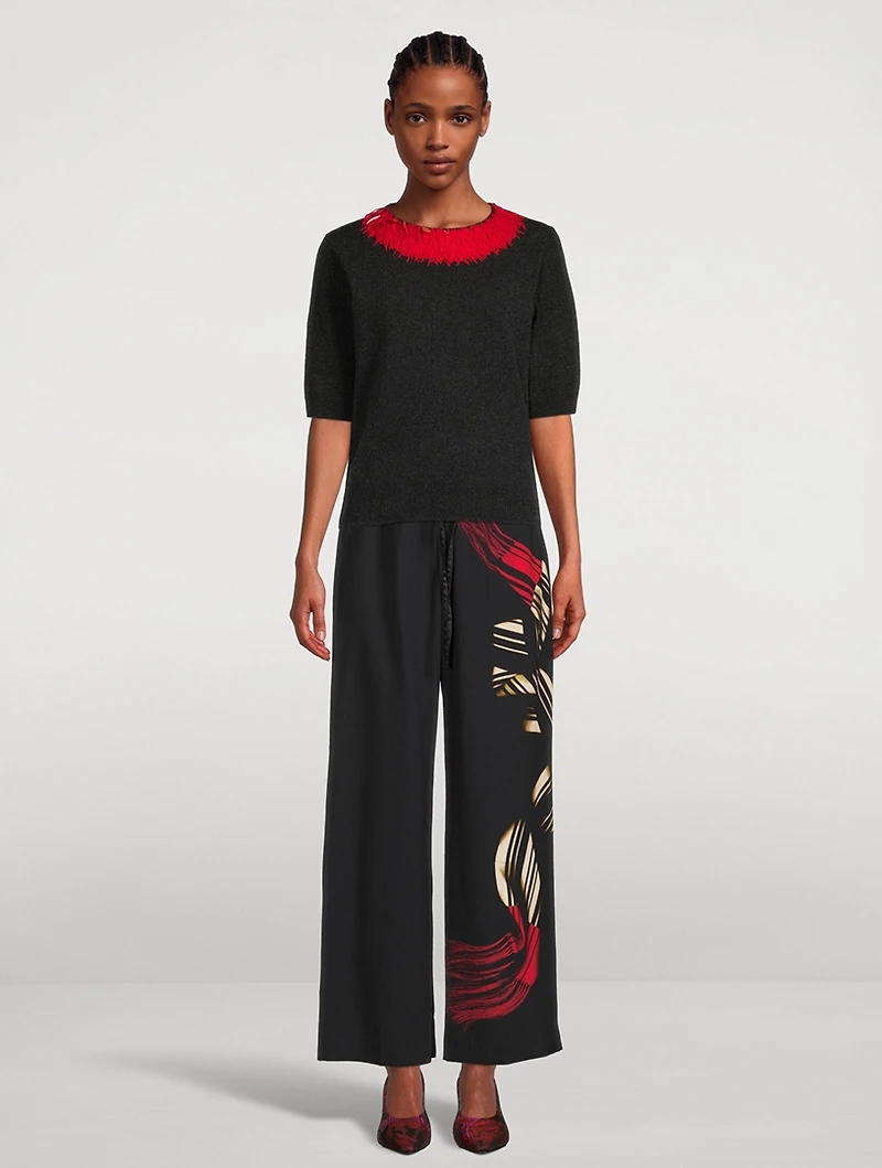 Tamsen Embellished Wool Sweater