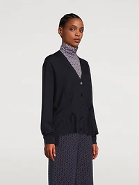 Tarah Pintuck Wool Cardigan