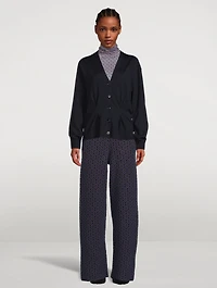 Tarah Pintuck Wool Cardigan