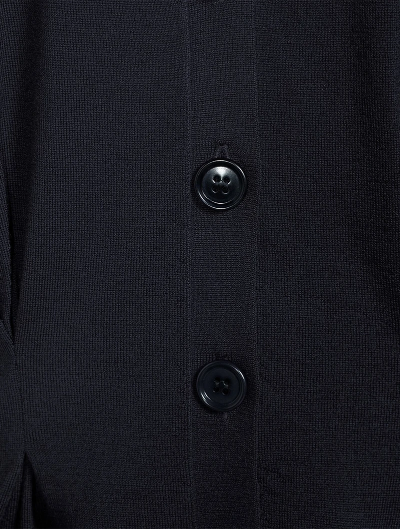 Tarah Pintuck Wool Cardigan