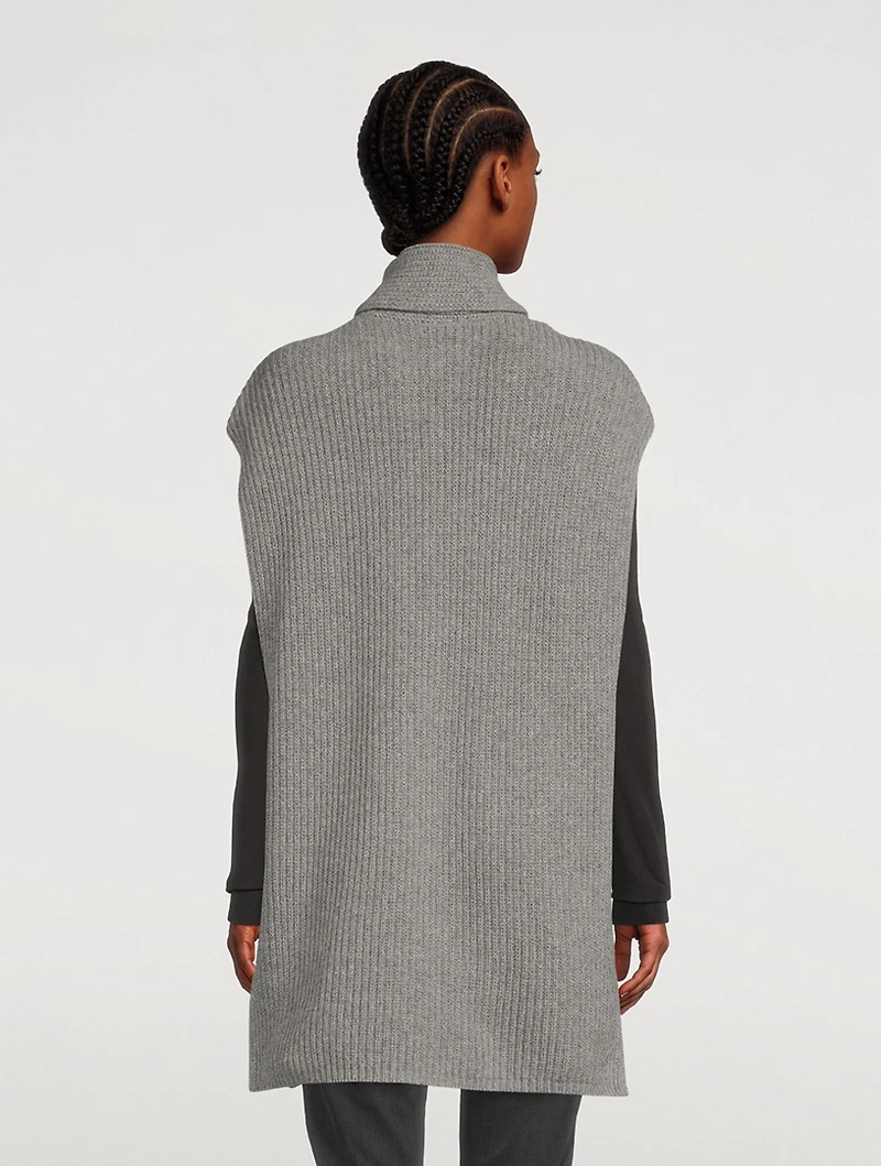 Tina Knit Tunic With O-Ring Scarf