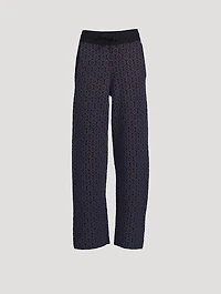 Tindra Jacquard Wool Trousers