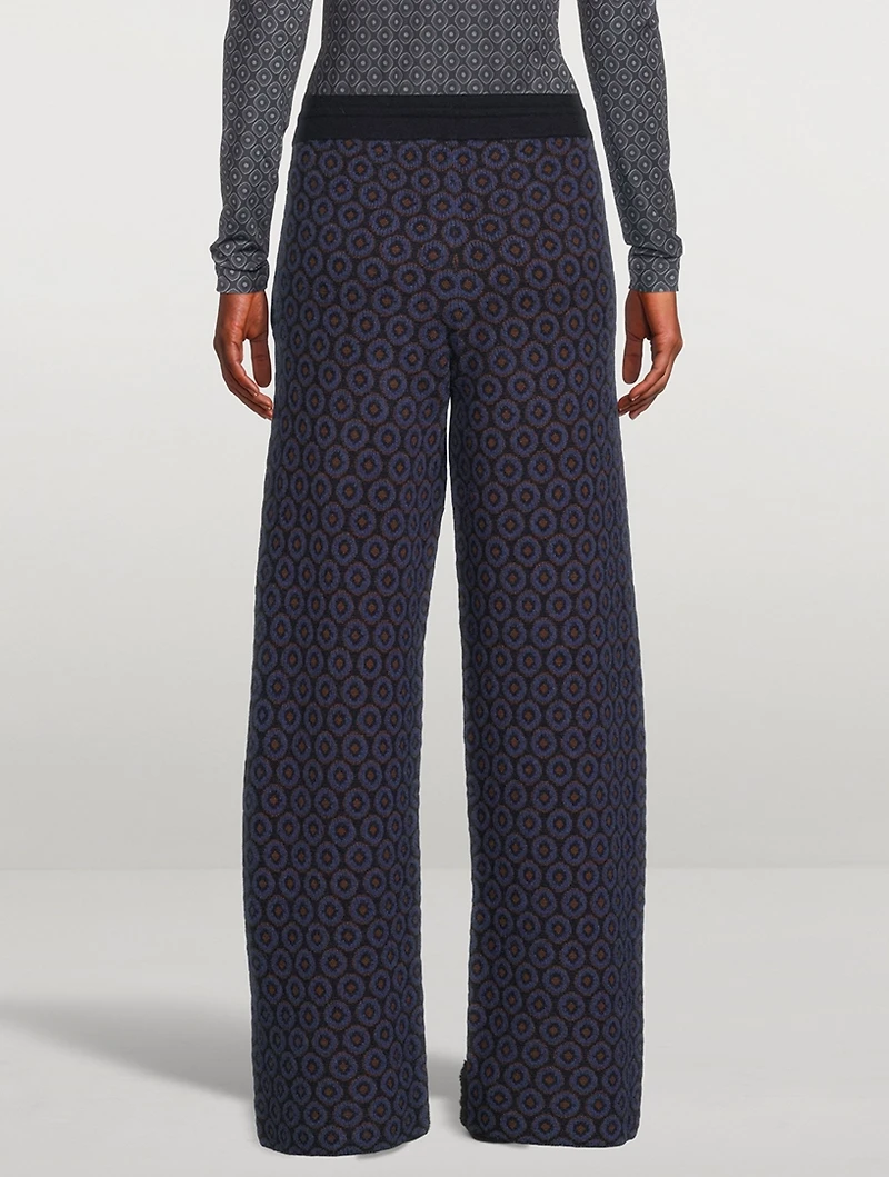 Tindra Jacquard Wool Trousers
