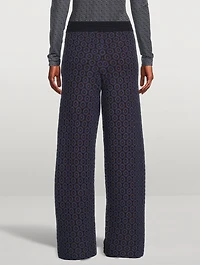 Tindra Jacquard Wool Trousers