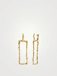 Lava Bronze Drop Earrings