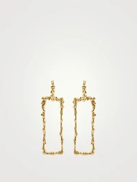 Lava Bronze Drop Earrings