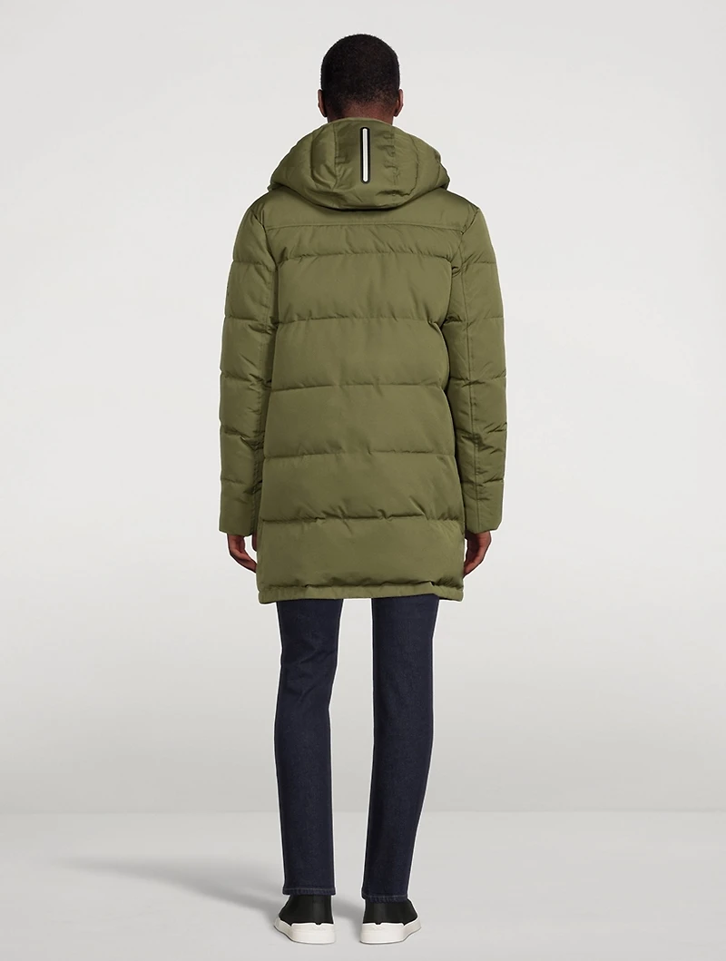 Ari Oxford Jacket With Hood