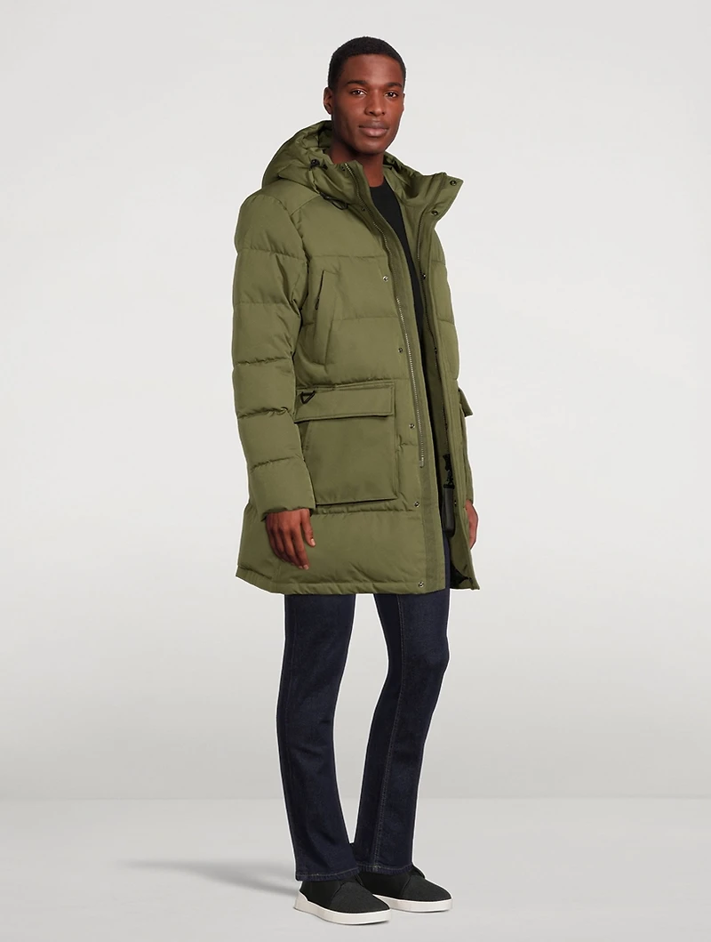 Ari Oxford Jacket With Hood