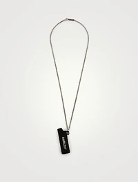 Lighter Case Necklace With Logo