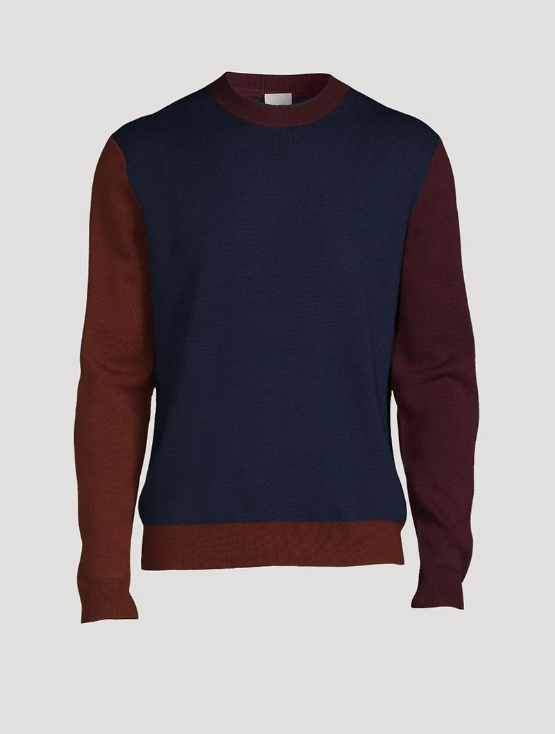 Wool Colourblock Sweater