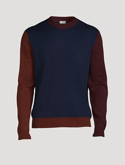 Wool Colourblock Sweater