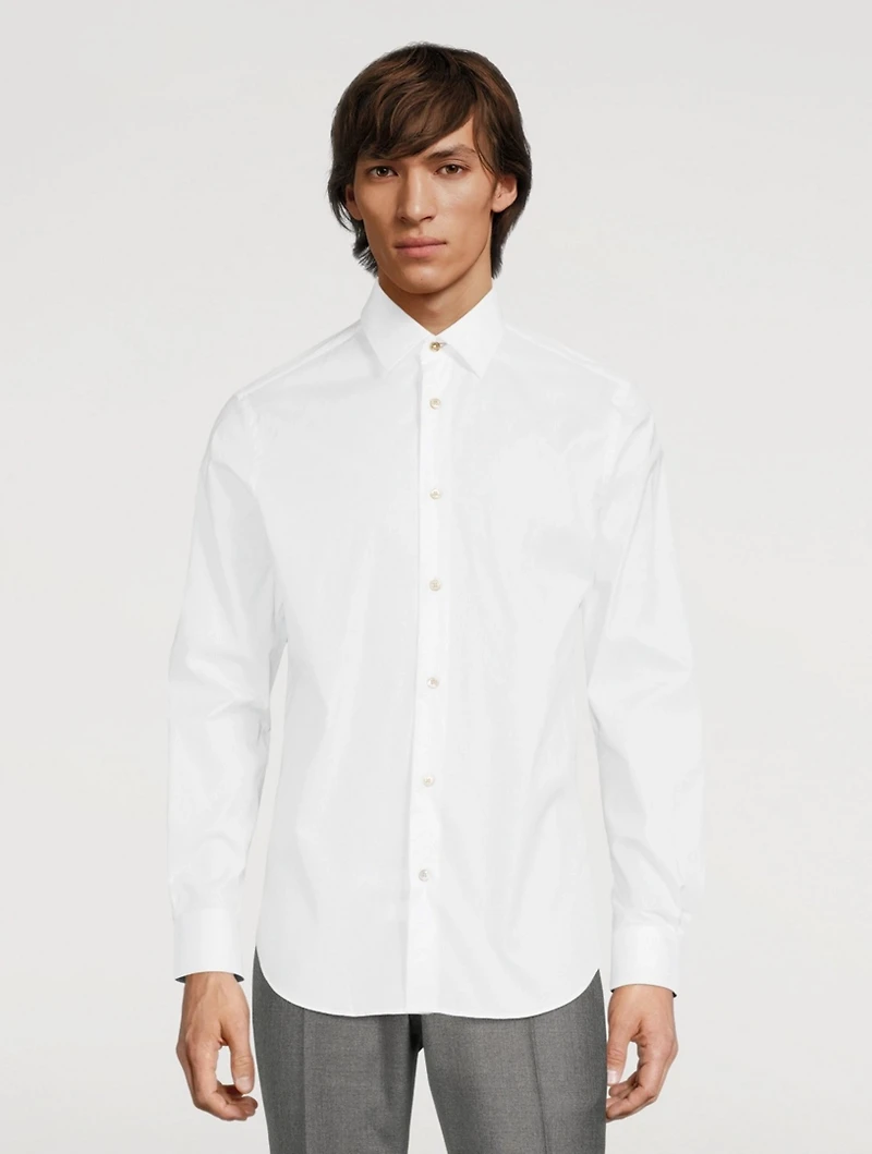 Cotton Stretch Tailored Shirt