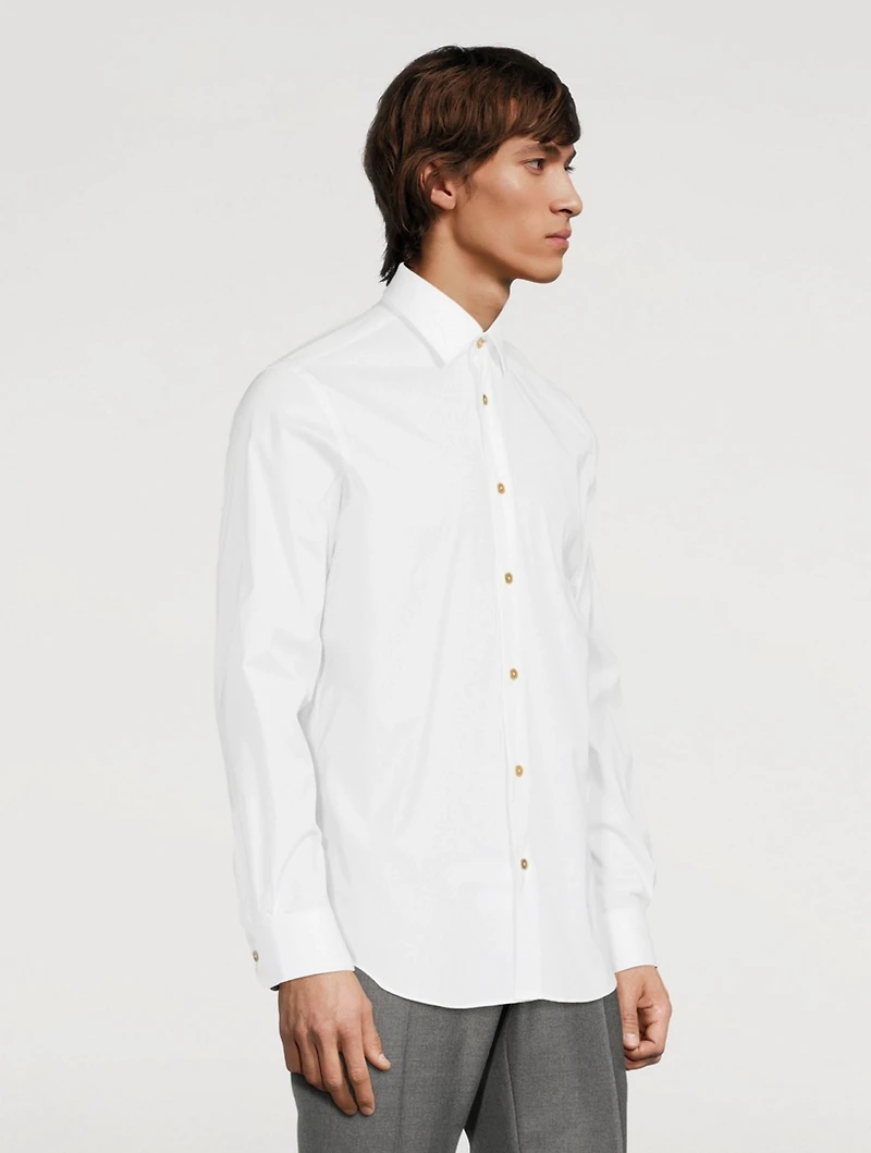 Cotton Stretch Tailored Shirt