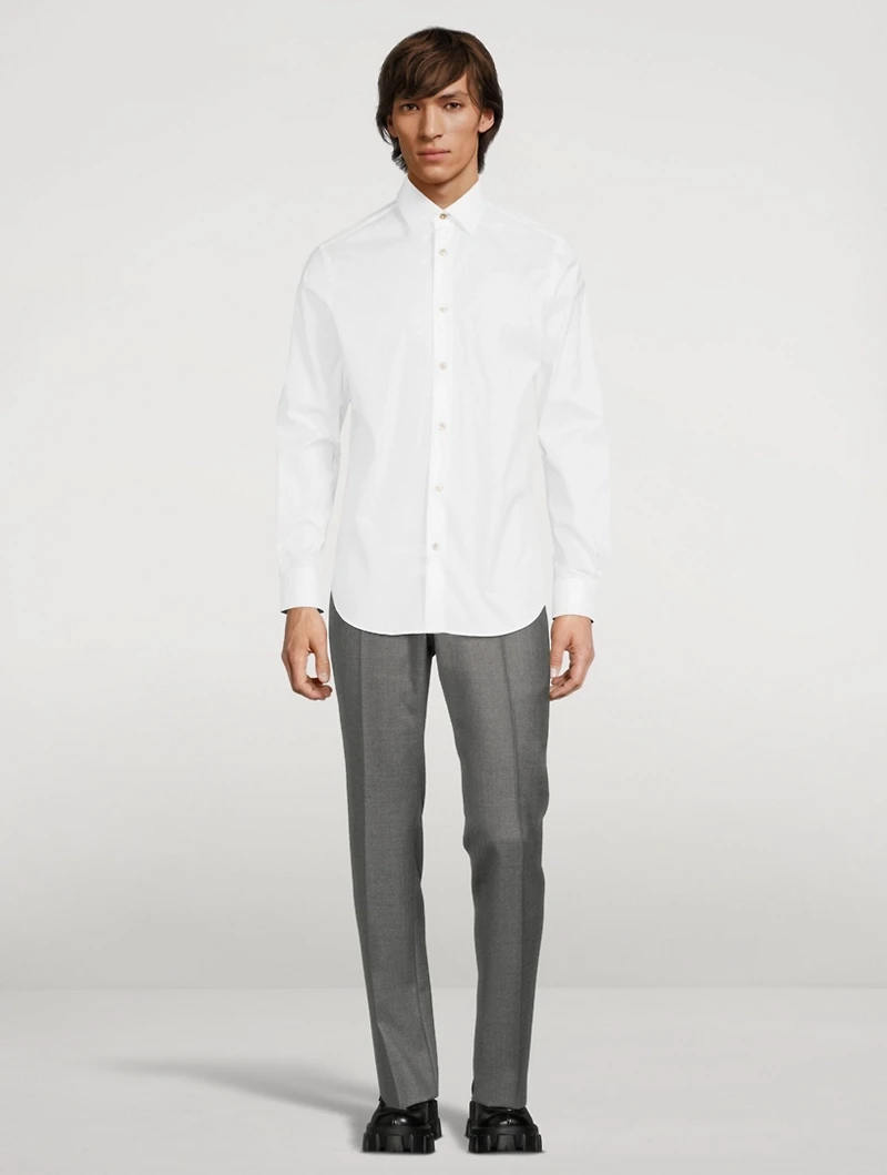 Cotton Stretch Tailored Shirt