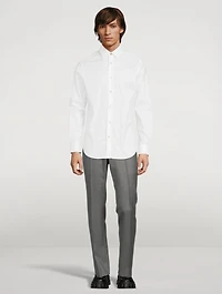 Cotton Stretch Tailored Shirt