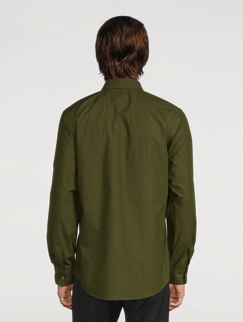 Cotton Poplin Tailored Shirt