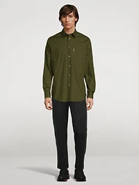 Cotton Poplin Tailored Shirt