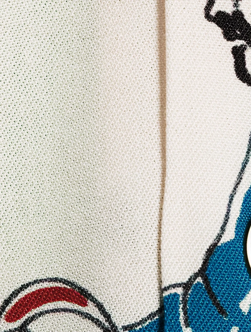 Camp Shirt Cowboy Print
